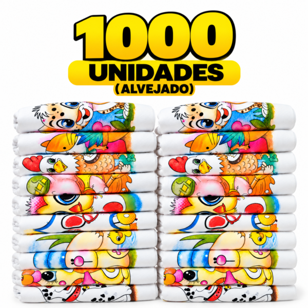Pano de Prato Estampado Atacado 1000 pçs 41x66cm