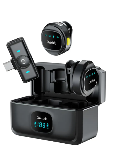 Kit 2 Microfones WIRELESS ON-MC827 Onistek