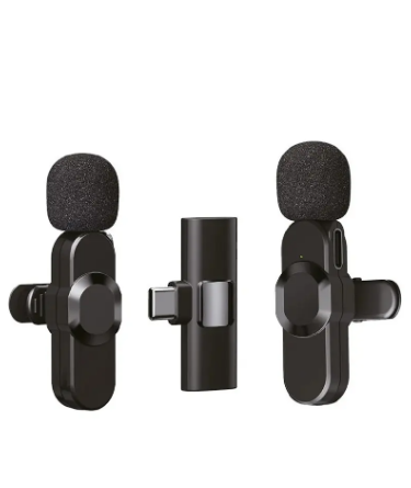 Kit 2 Microfones WIRELESS ON-MC813 2.4G Tipo C - Imagem 2