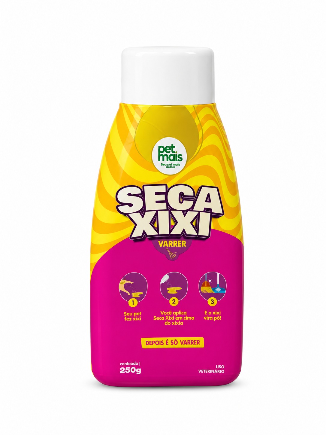 Seca Xixi Varrer Pet Mais 250g Elimina Urina de Pets Fácil de Usa - Imagem 2