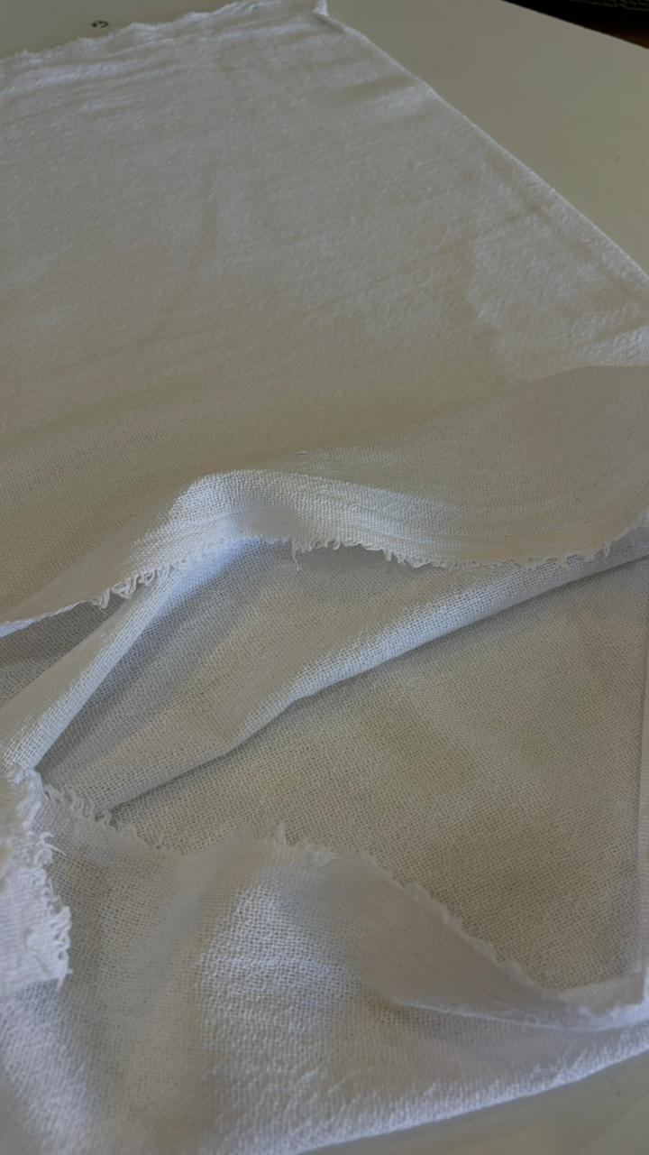 Pano de Chão Branco Alvejado Kit 5 - Imagem 3
