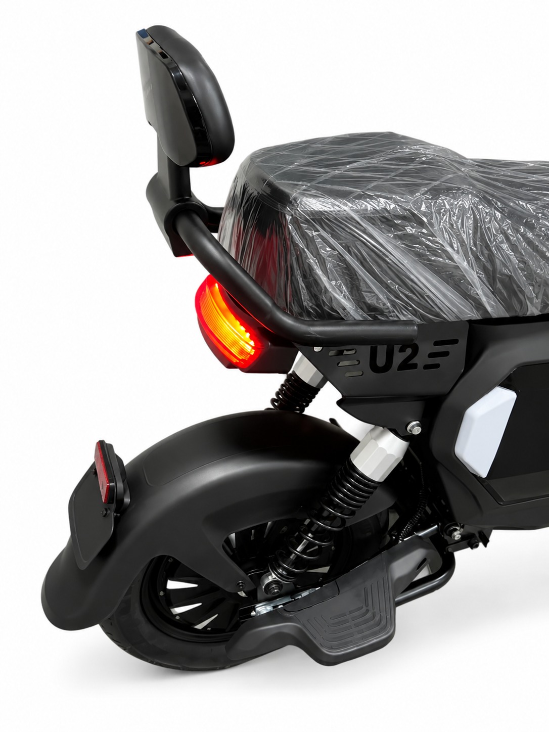 Scooter Elétrica Urbana Preta com Farol LED – Design Moderno, Econômica e Sustentável - Imagem 2