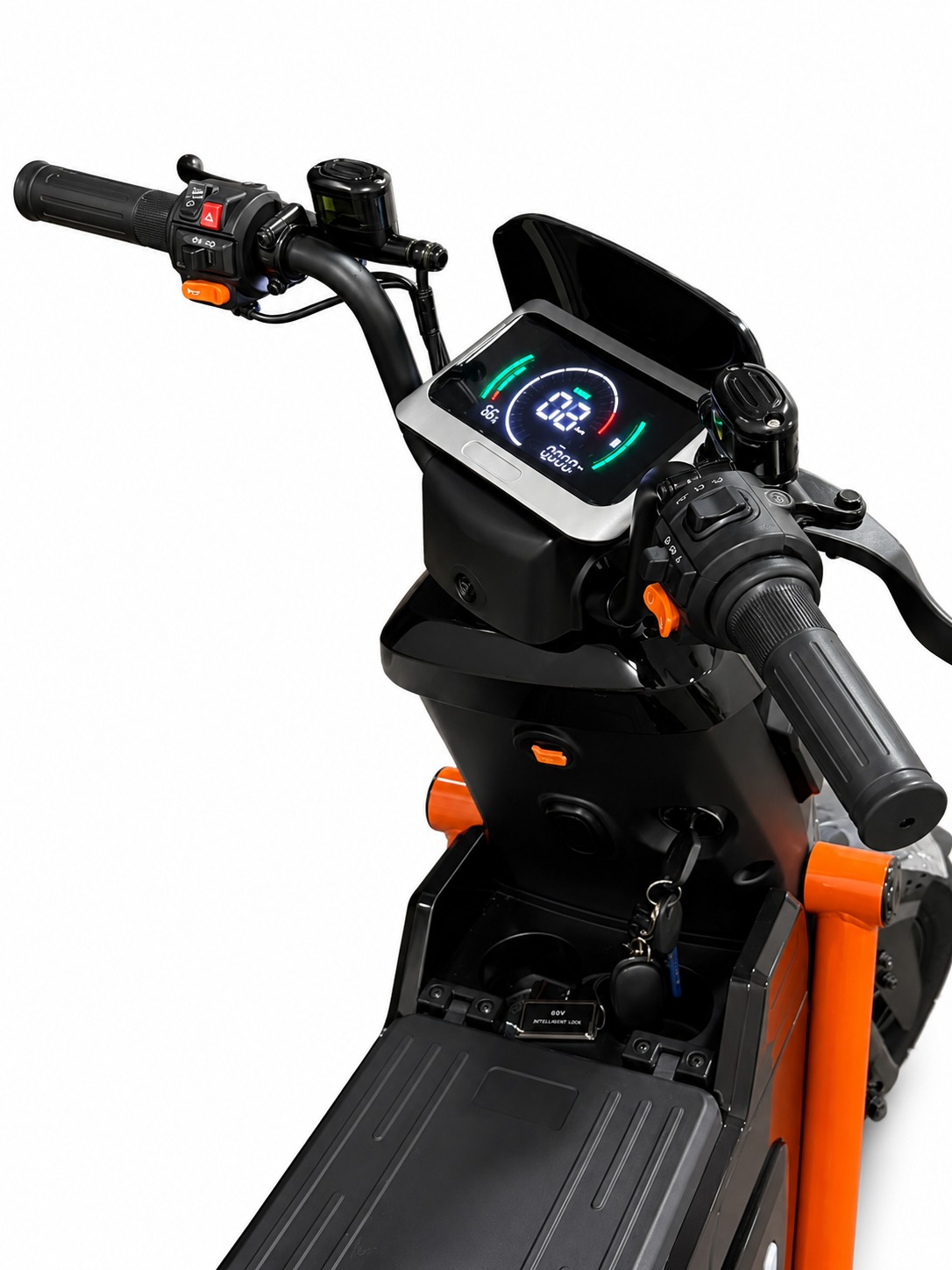 Scooter Elétrica Urbana Preta com Farol LED – Design Moderno, Econômica e Sustentável - Imagem 3