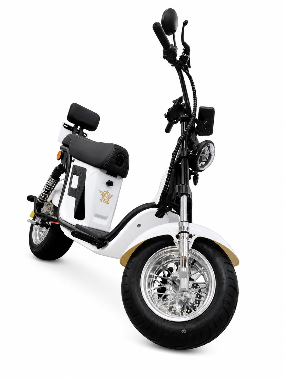 Moto elétrica scooter x13 Branca 1000w - Imagem 4