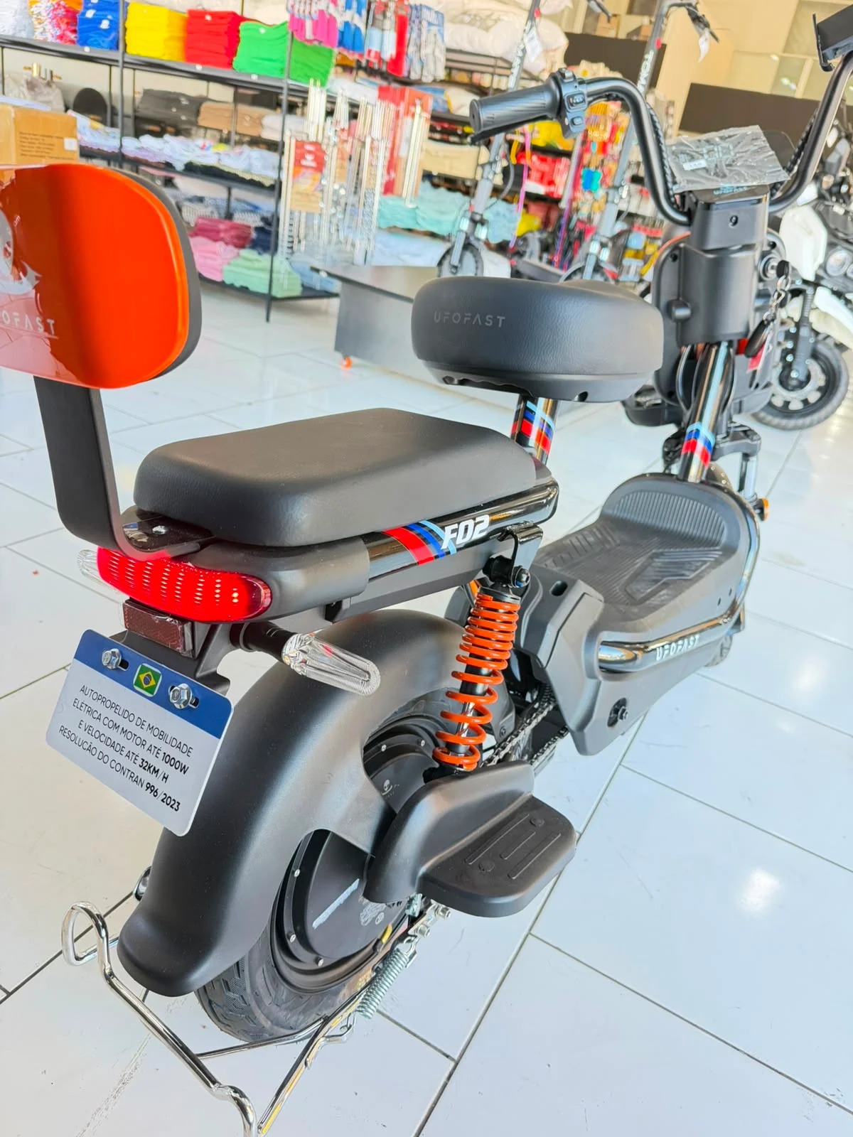 Scooter UFOFAST F02 LARANJA - Imagem 5