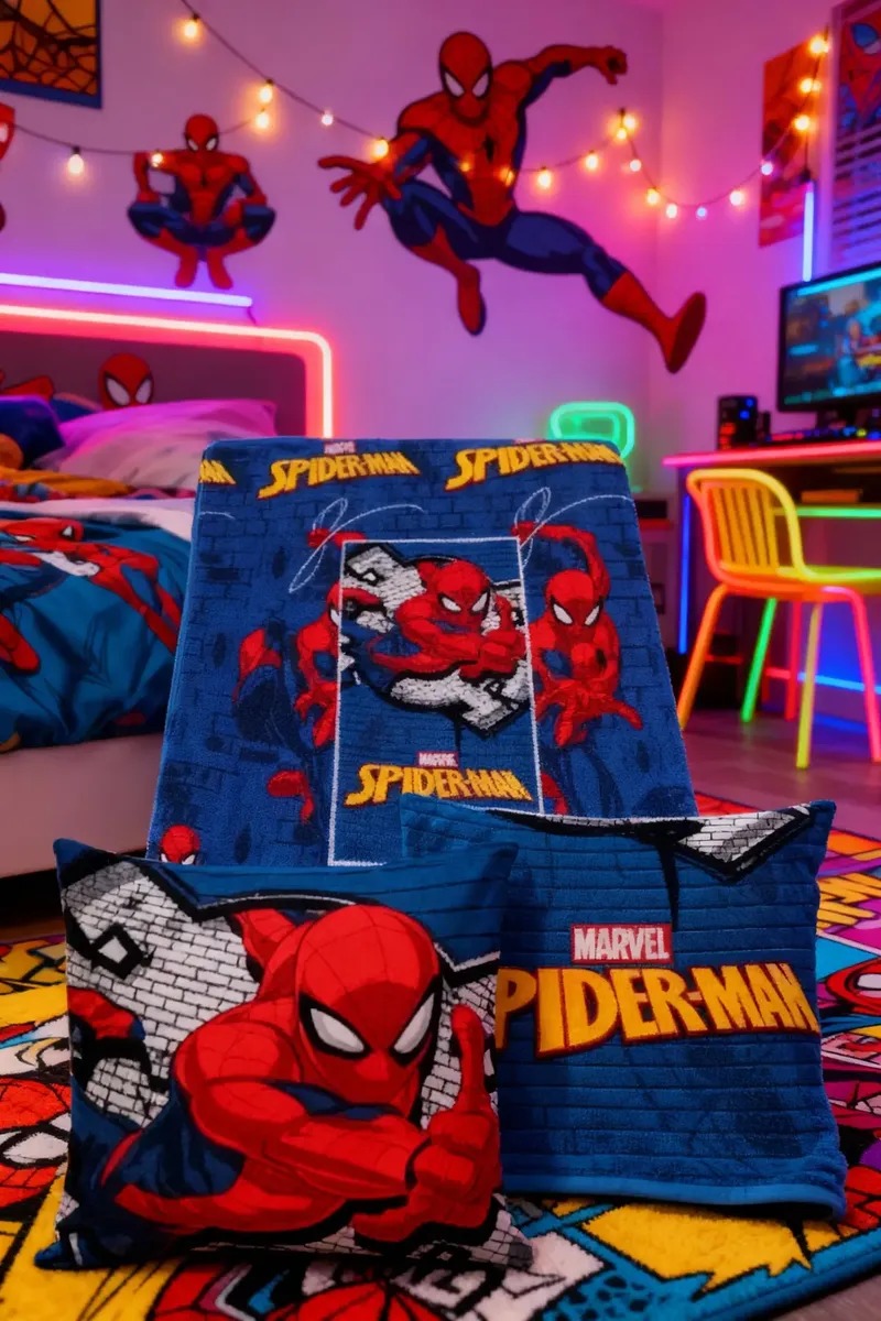 MANTA ALMOFADA HOMEM-ARANHA Jolitex - Imagem 2