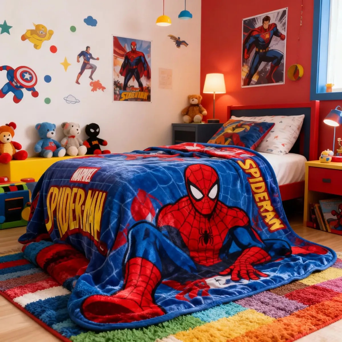 MANTA ALMOFADA HOMEM-ARANHA Jolitex - Imagem 3