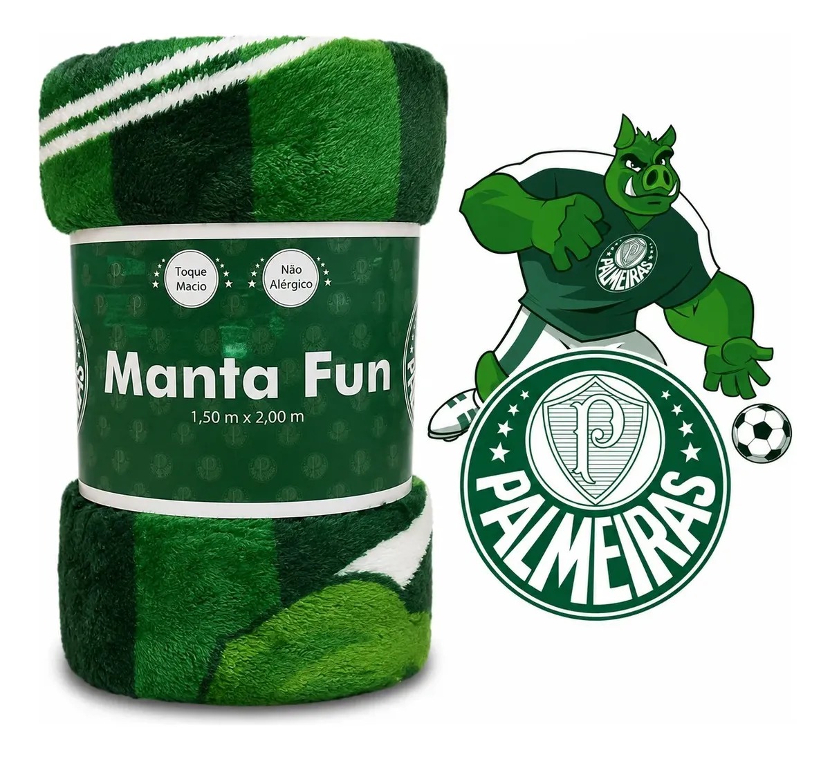MANTA FUN PALMEIRA 1,50X2,00 - jolitex - Imagem 2