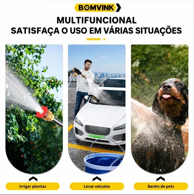 LAVADORA DE PRESSÃO PORTATIL 21V BOMVINK - Imagem 3