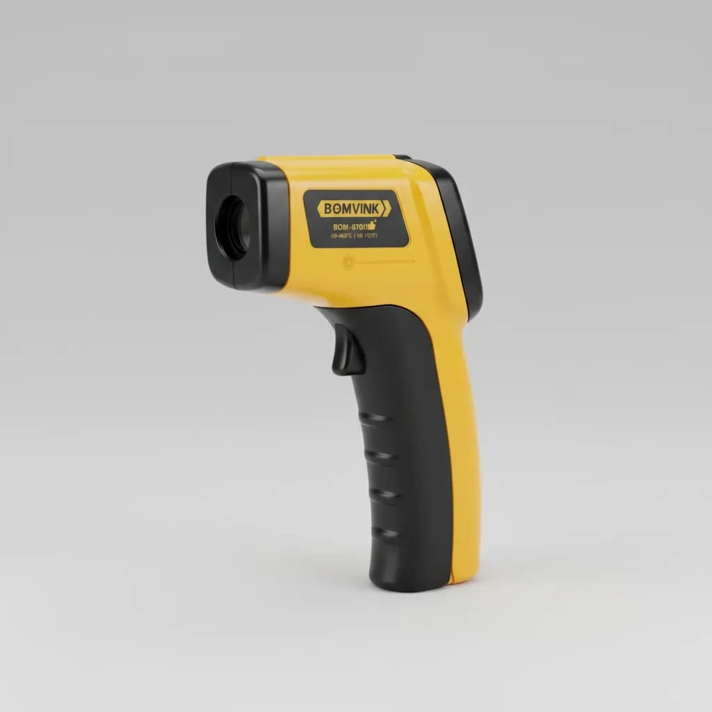 TERMOMETRO DIGITAL INFRAVERMELHO MIRA LASER BOMVINK - Imagem 2