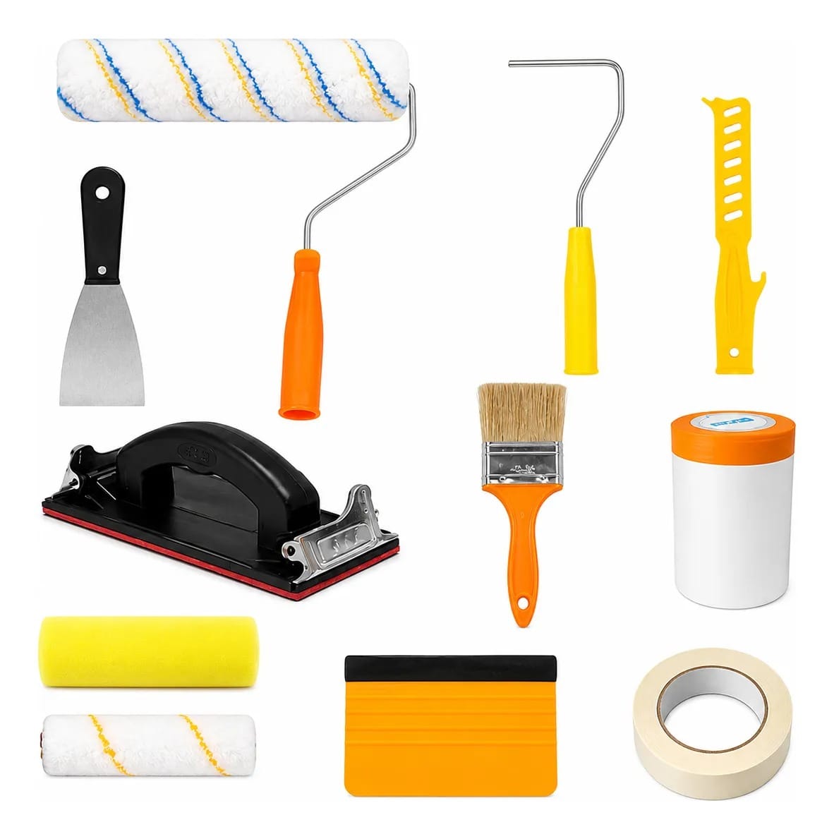 KIT PINTURA PAREDE ROLO DE LÃ- 10PÇS BOMVINK - Imagem 3