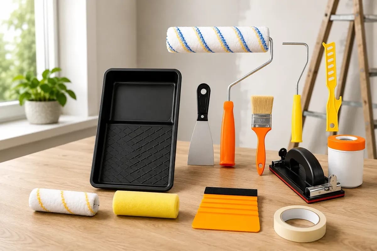 KIT PINTURA PAREDE ROLO DE LÃ- 10PÇS BOMVINK - Imagem 4
