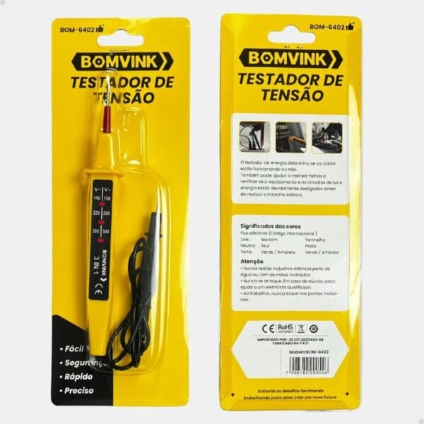 TESTADOR DE TENSÃO BOMVINK