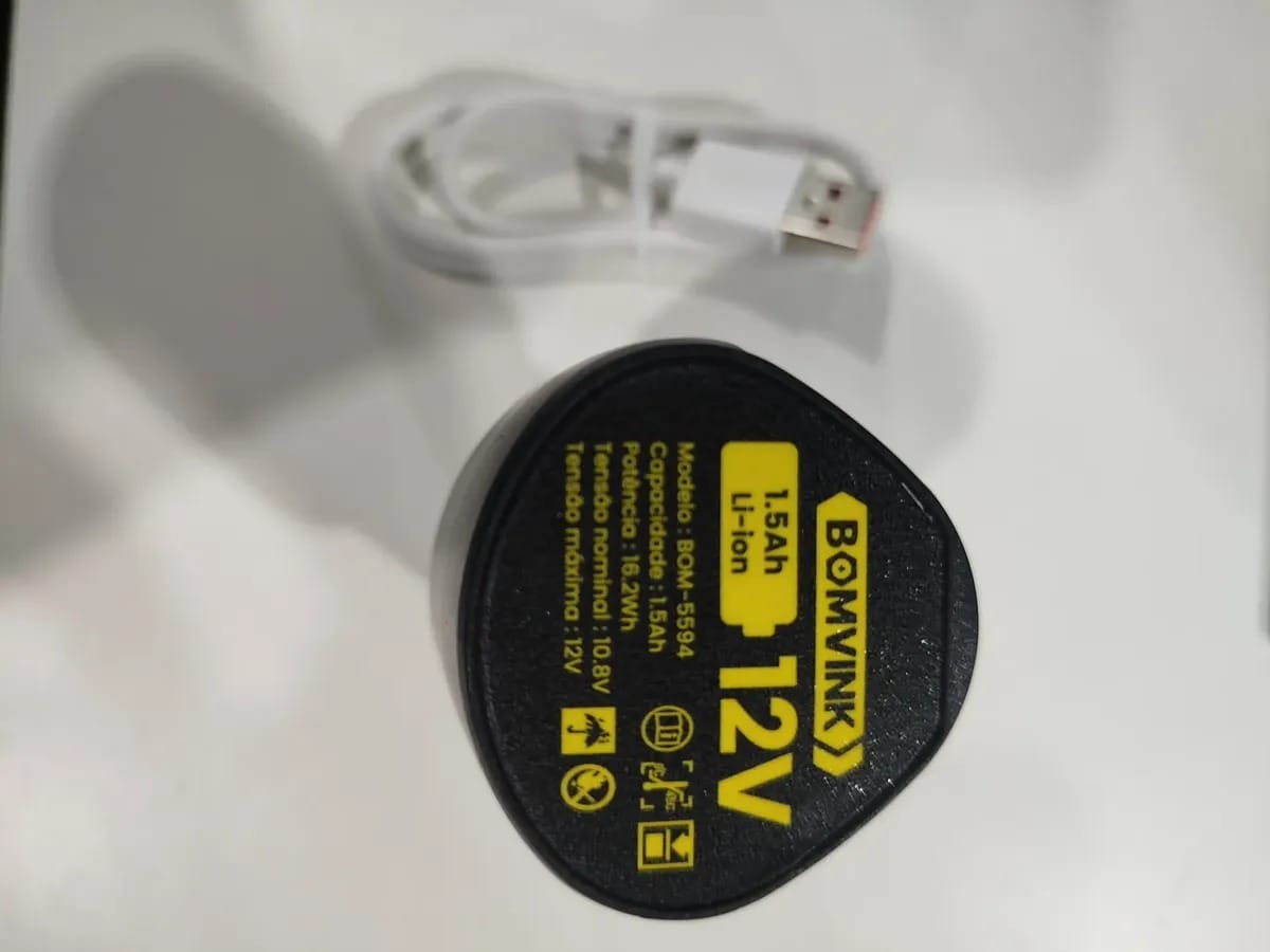 BATERIA DE IONS DE LITIO PARA FERRAMENTAS ELETRICAS 1.5H 12 V- 3 CÉLULAS BOMVINK - Imagem 4